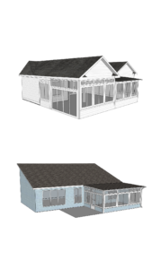 3D exterior home rendering